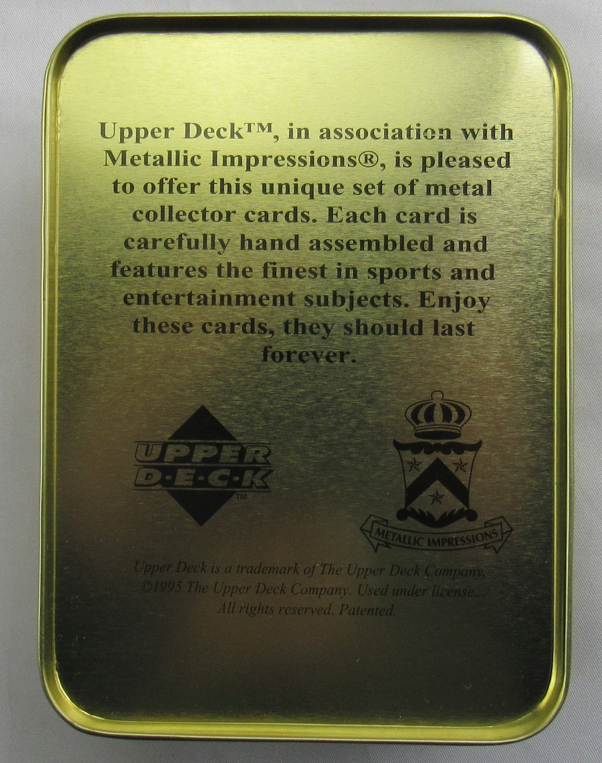 Michael Jordan 1995 Upper Deck Tribute Set - Embossed Metal Collector Cards