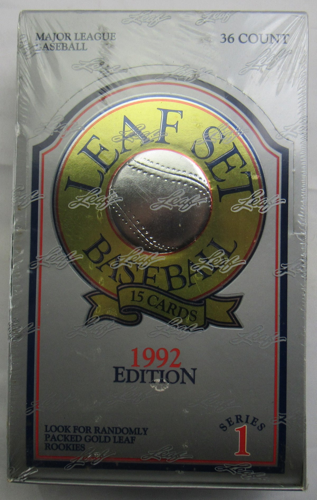 1992 Leaf Baseball Set 36ct Series 1 Factory Sealed - Gold Leaf Rookies?