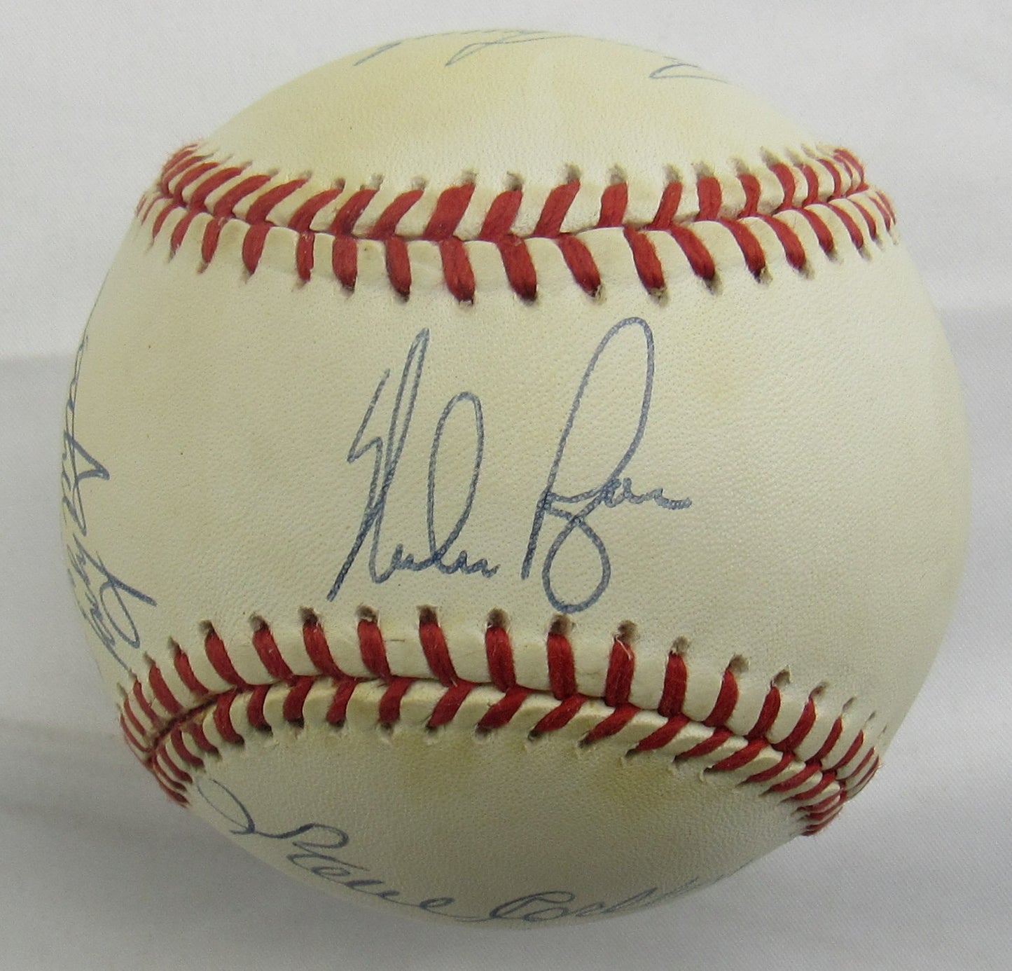 3000 Strikeout Club Signed Rawling Baseball JSA BA09031 Nolan Ryan Steve Carlton Warren Spahn Phil Niekro Don Sutton Tom Seaver Gaylord Perry Early Wynn