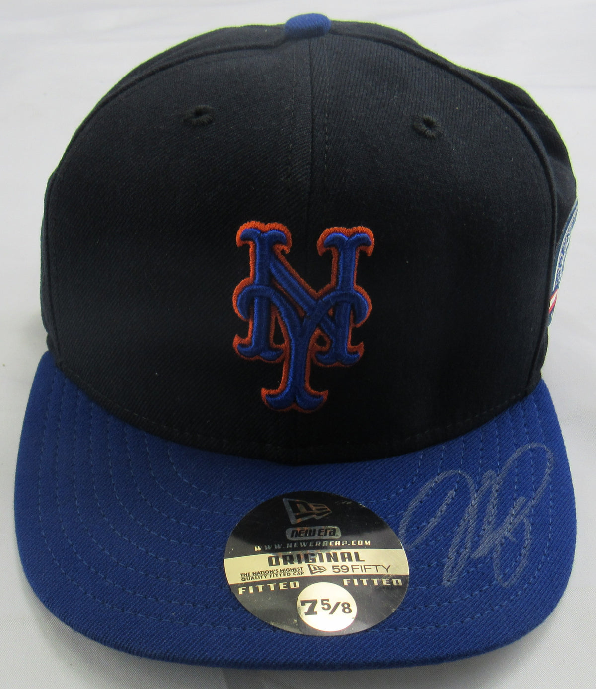 Jose Reyes Signed Game Issued Mets Hat Steiner COA