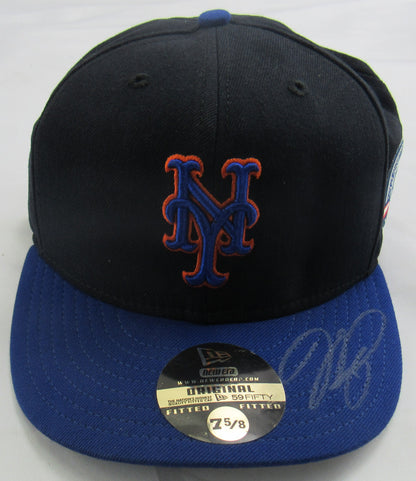 Jose Reyes Signed Game Issued Mets Hat Steiner COA
