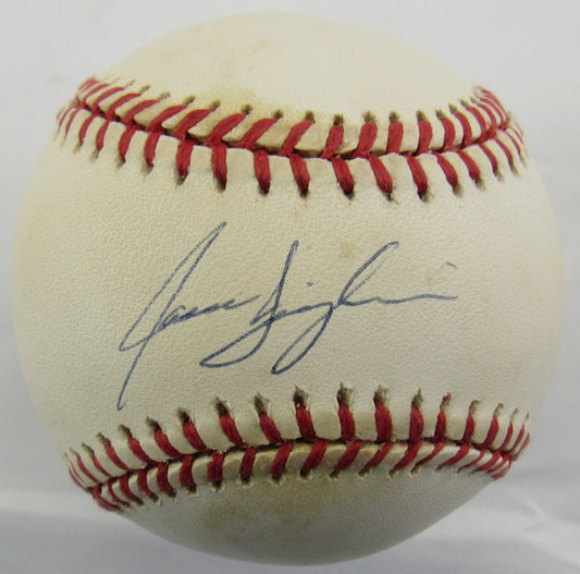 Jason Isringhausen Signed Auto Rawlings Baseball B150