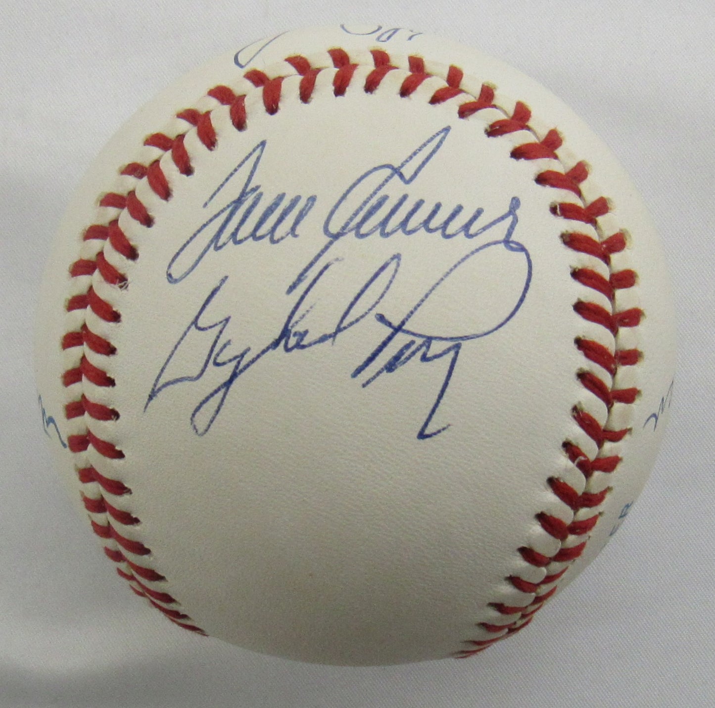 3000 Strikeout Club Signed Rawling Baseball JSA BA09033 Nolan Ryan Steve Carlton Warren Spahn Phil Niekro Don Sutton Tom Seaver Gaylord Perry Early Wynn