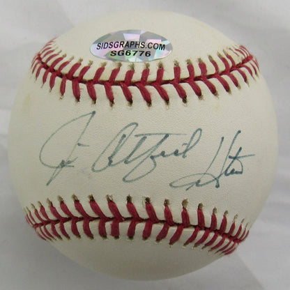 Jim Catfish Hunter Signed Auto Rawlings Baseball JSA CM07289