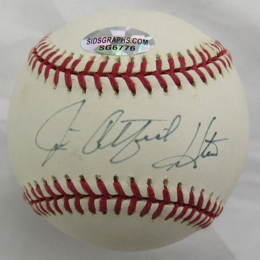 Jim Catfish Hunter Signed Auto Rawlings Baseball JSA CM07289