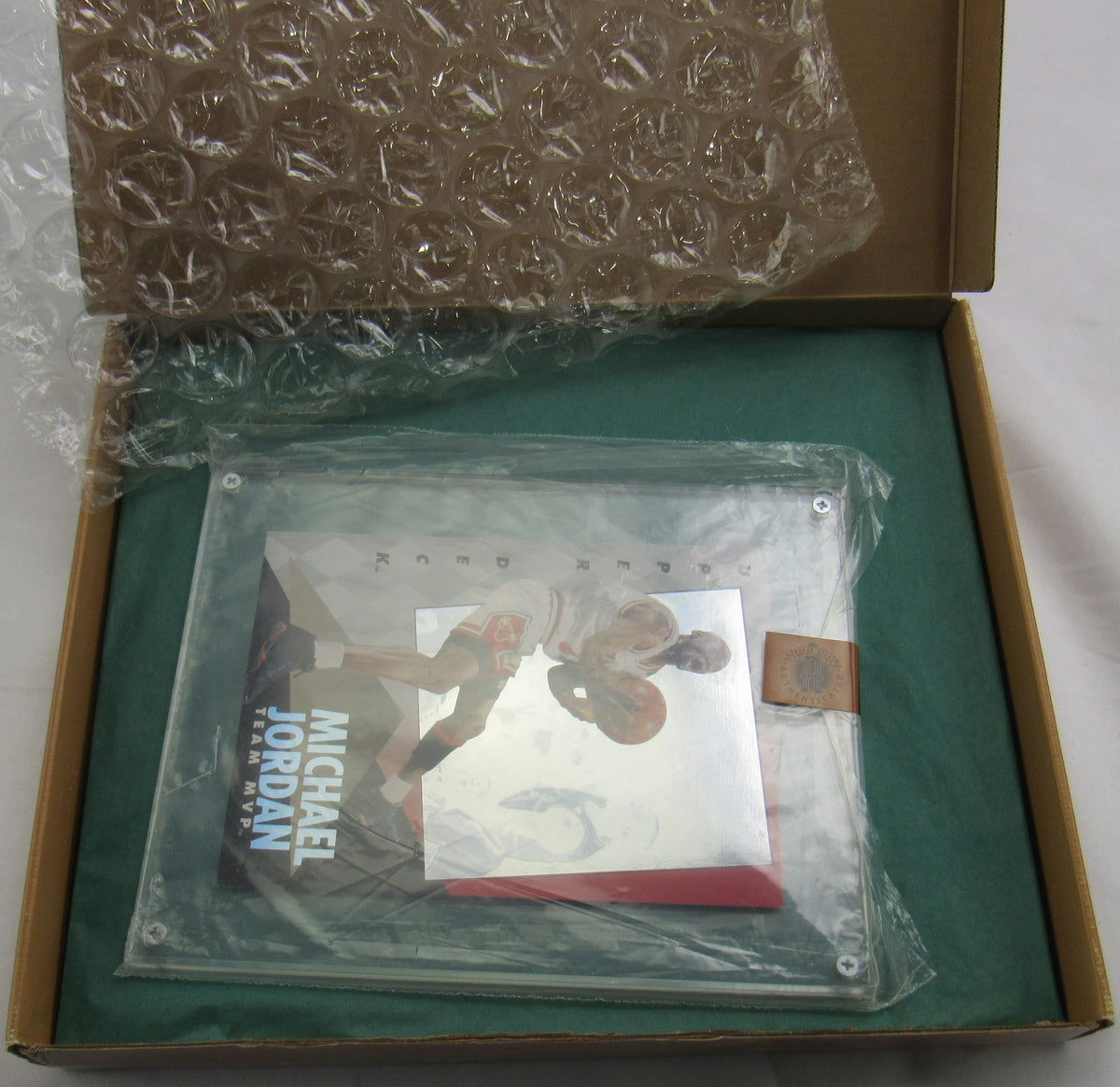 1993-94 Upper Deck Michael Jordan #4 Team MVP Oversized Hologram PLUS card