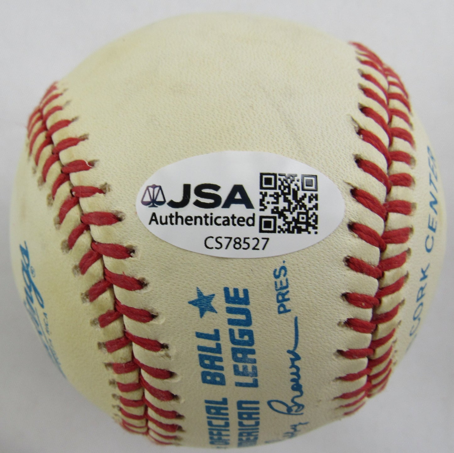 Jim Catfish Hunter Signed Rawlings Baseball JSA CS78527