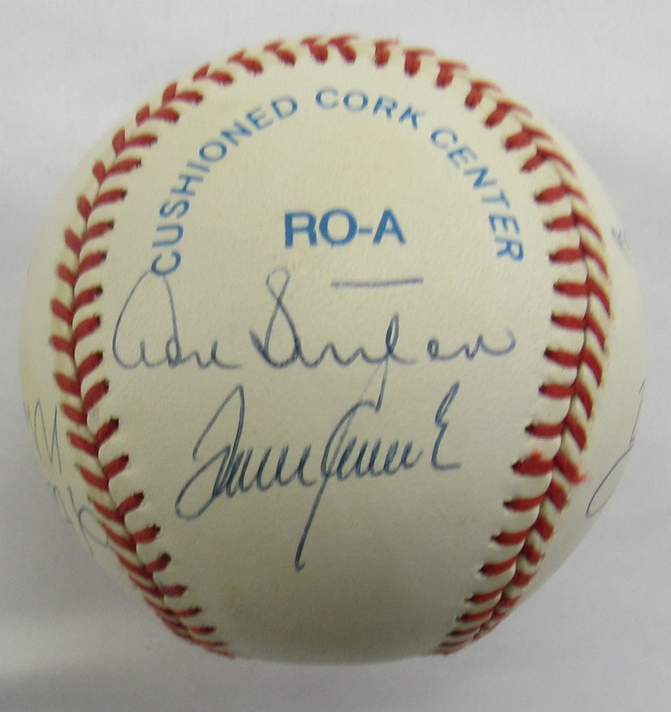 3000 Strikeout Club Signed Rawling Baseball JSA BA09032 Nolan Ryan Steve Carlton Warren Sphan Phil Nekiro Don Sutton Tom Seaver Gaylord Perry Early Wynn