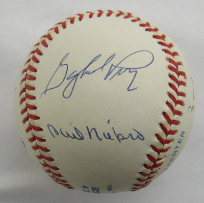 3000 Strikeout Club Signed Rawling Baseball JSA BA09032 Nolan Ryan Steve Carlton Warren Sphan Phil Nekiro Don Sutton Tom Seaver Gaylord Perry Early Wynn