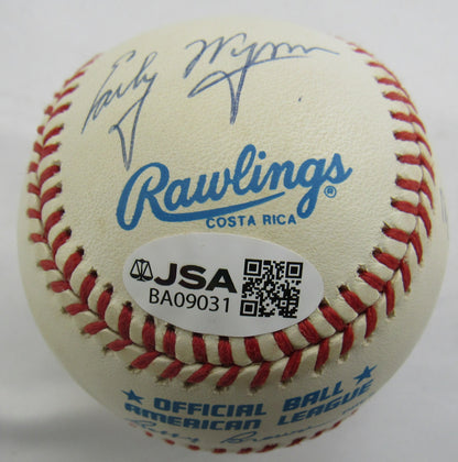 3000 Strikeout Club Signed Rawling Baseball JSA BA09032 Nolan Ryan Steve Carlton Warren Sphan Phil Nekiro Don Sutton Tom Seaver Gaylord Perry Early Wynn