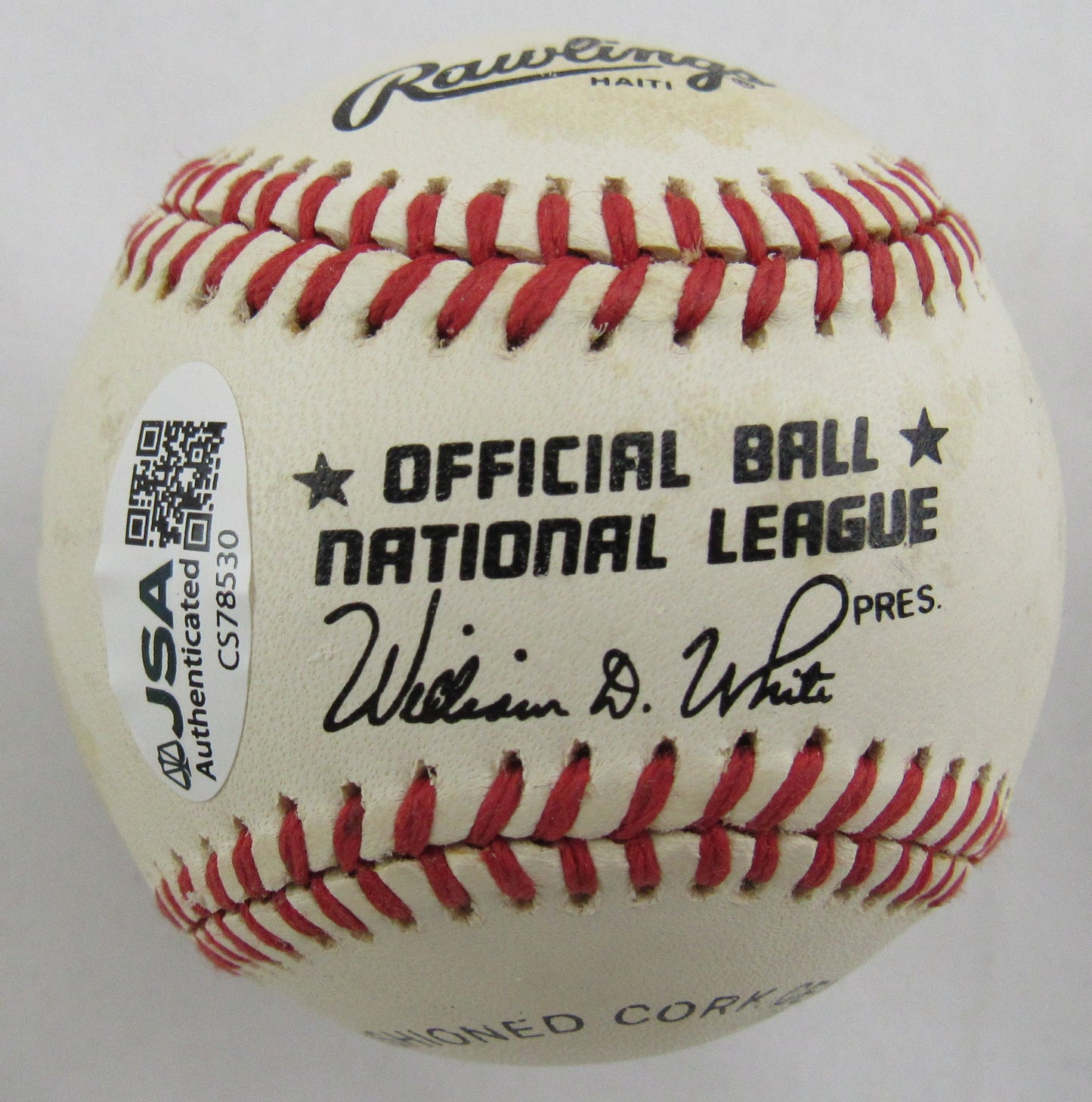 Willie McCovey Signed Rawlings Baseball JSA CS78530
