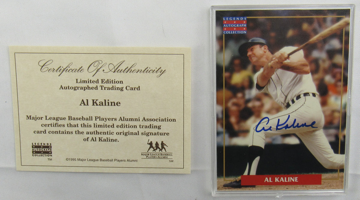 Al Kaline Legends Autograph Collection Alumni Pack