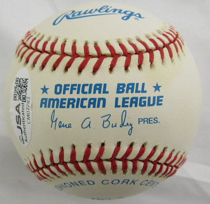 Don Larsen Signed Auto Rawlings Baseball JSA CM07283