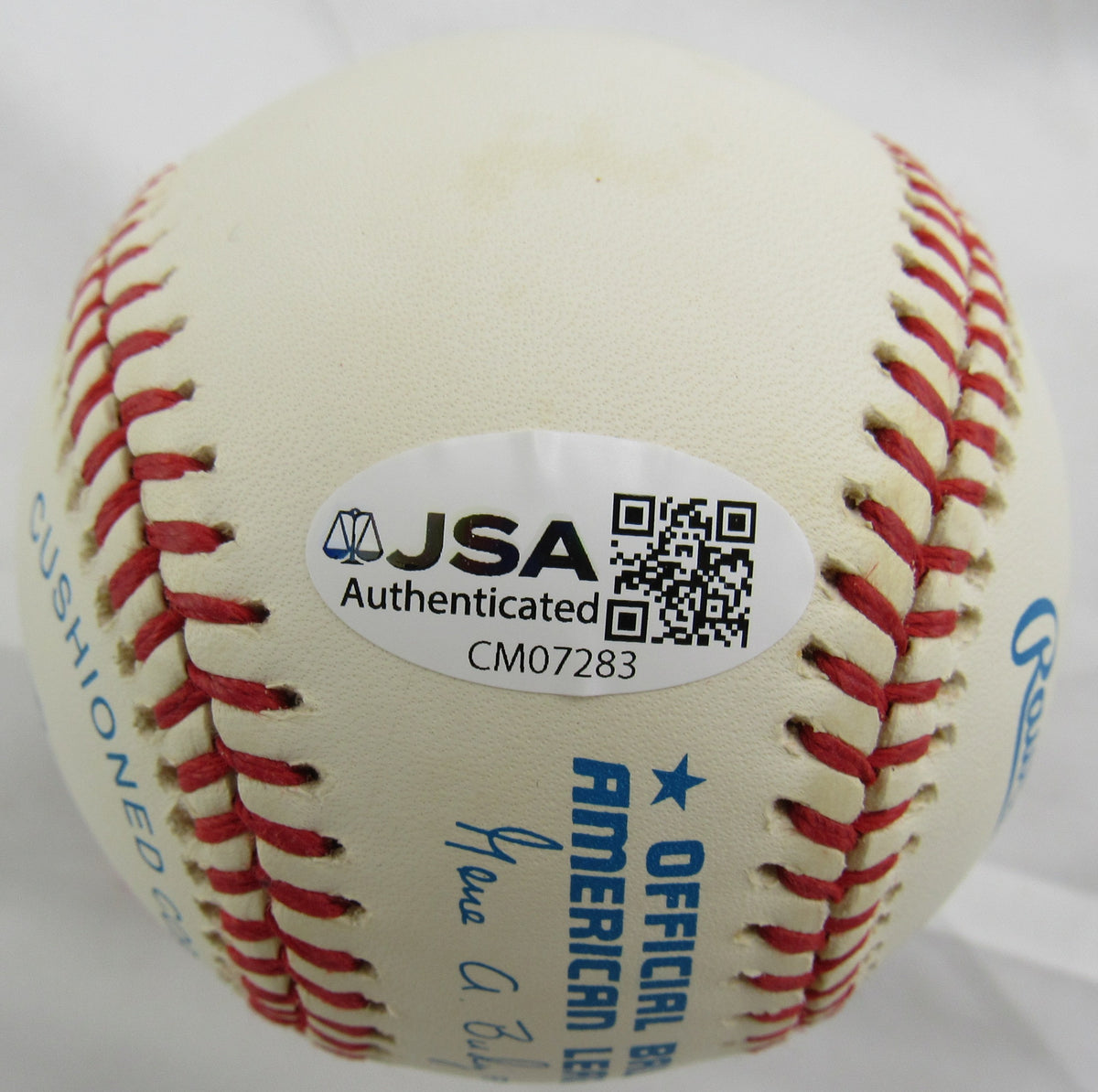 Don Larsen Signed Auto Rawlings Baseball JSA CM07283