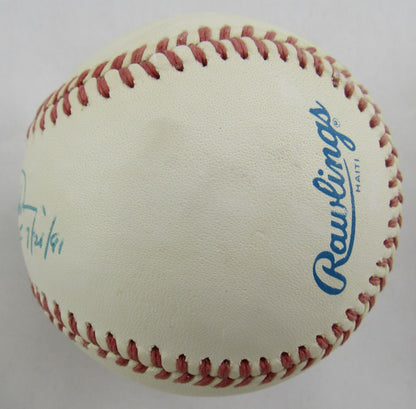Fergie Jenkins Signed Rawlings Baseball w/ HOF Insc JSA CS78536