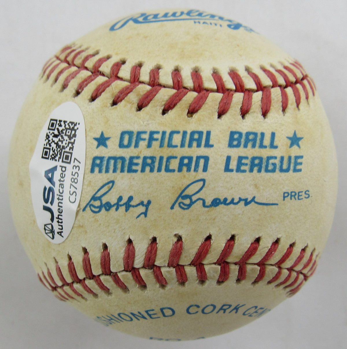 Hoyt Wilhelm Signed Rawlings Baseball JSA CS78537