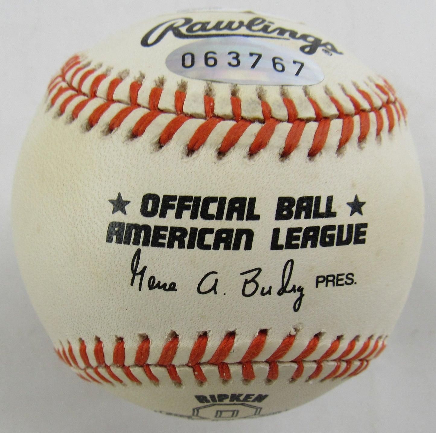 Cal Ripken Signed Rawlings Orioles Baseball JSA CS78539