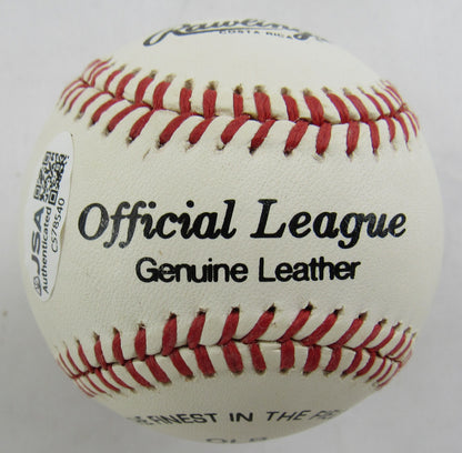 Johnny Pesky Signed Rawlings Baseball JSA CS78540