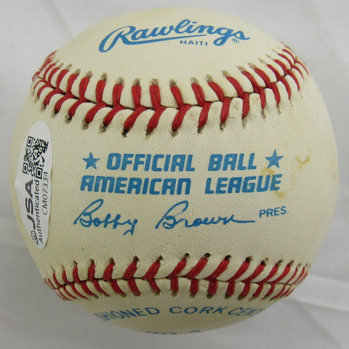 Reggie Jackson Signed Auto Rawlings Baseball JSA CM07334