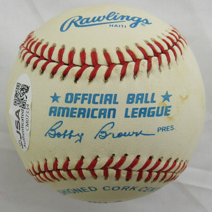 Reggie Jackson Signed Auto Rawlings Baseball JSA CM07334