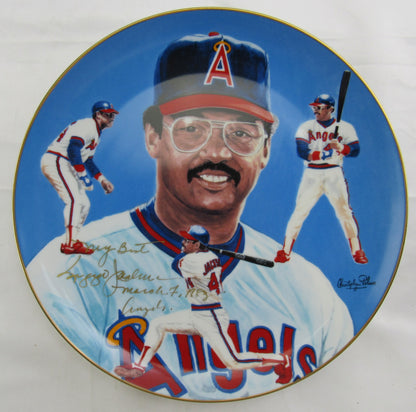 Reggie Jackson Signed Auto Painted Plate JSA CS78588