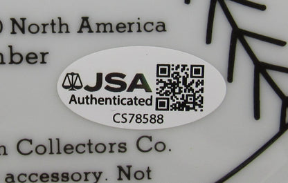 Reggie Jackson Signed Auto Painted Plate JSA CS78588