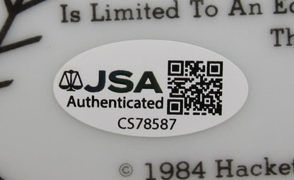 Reggie Jackson Signed Auto Painted Plate JSA CS78587