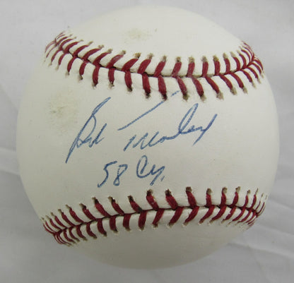Bob Turley Signed Auto Rawlings Baseball JSA CM07327 wCy Young 58 Inscription