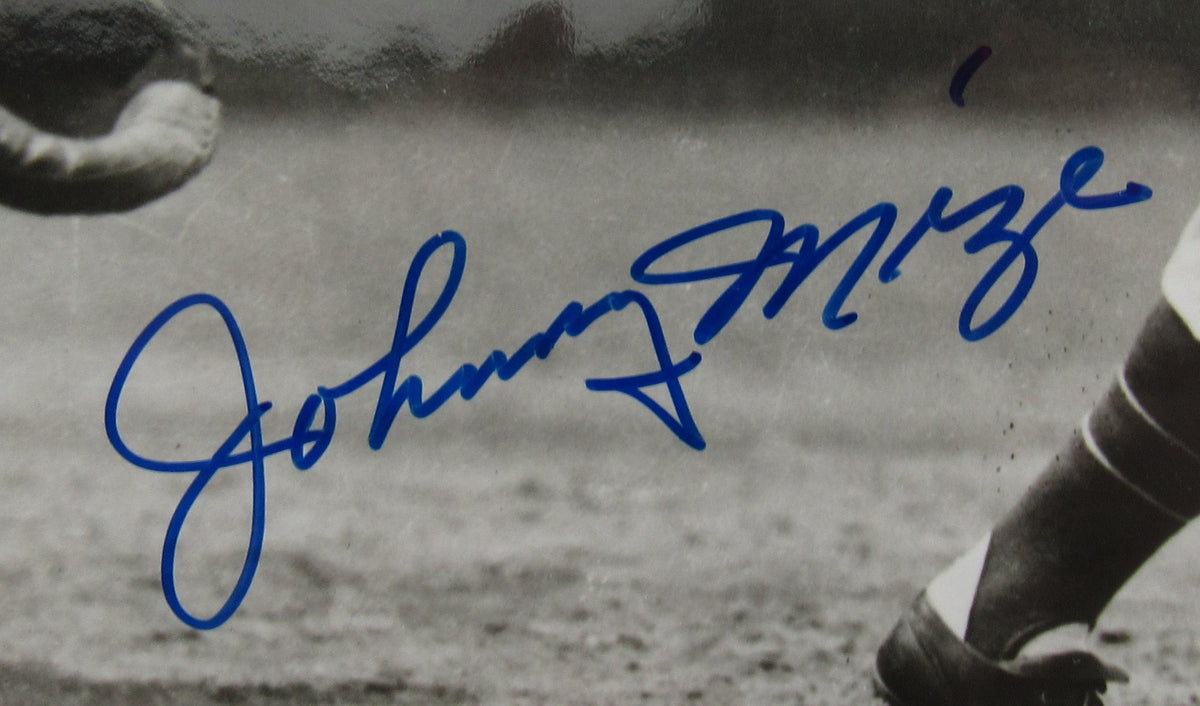 Johnny Mize Signed Auto 8x10 Photo Steiner Hologram