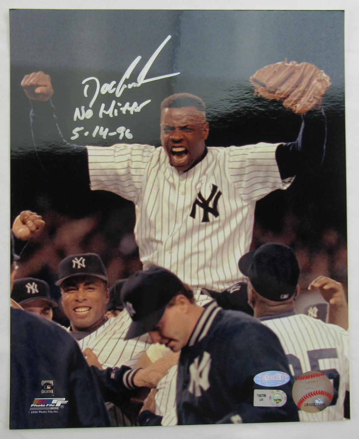 Dwight Gooden Signed Auto 8x10 Photo w/ No Hitter Insc Steiner MLB Hologram