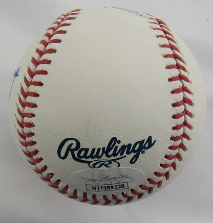 Alan Trammell Signed Six - Stat Baseball Auto Rawlings Baseball JSA WIT989228