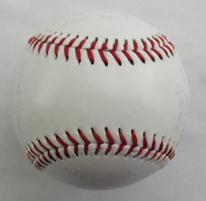 Stan Musial Stat Baseball Signed Auto Rawlings Baseball