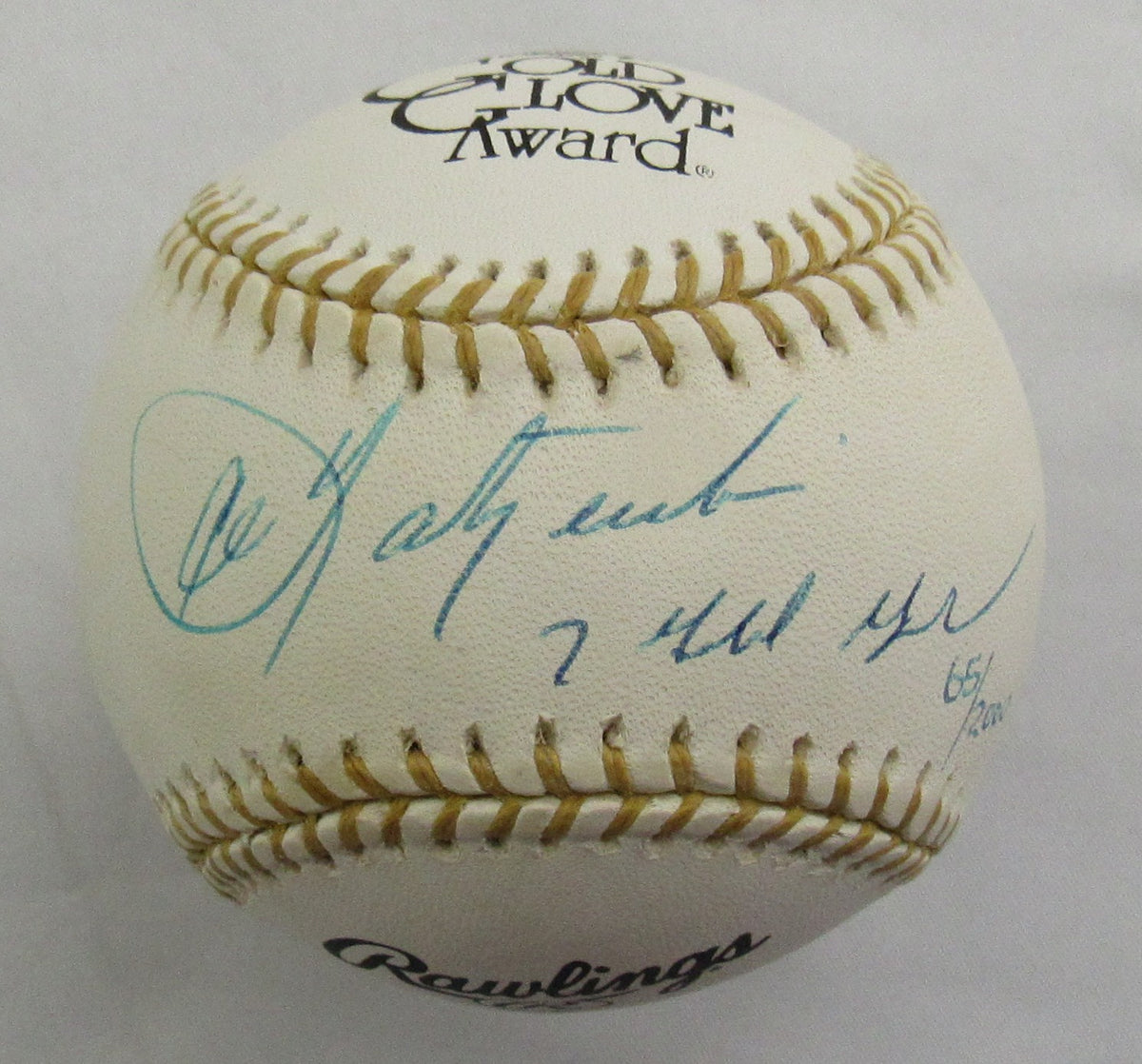 Carl Yastrzemski Signed Auto Rawlings Gold Glove Baseball Steiner Holo