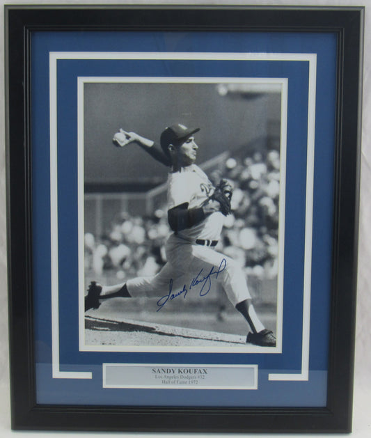 Sandy Koufax Signed Framed Auto Autograph 11x14 Photo JSA AV66230