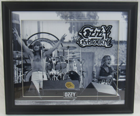 Ozzy Osbourne Signed Auto Autograph Framed 16x20 Photo JSA COA