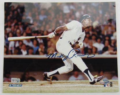 Mickey Rivers Signed Auto 8x10 Photo Steiner MLB Holo