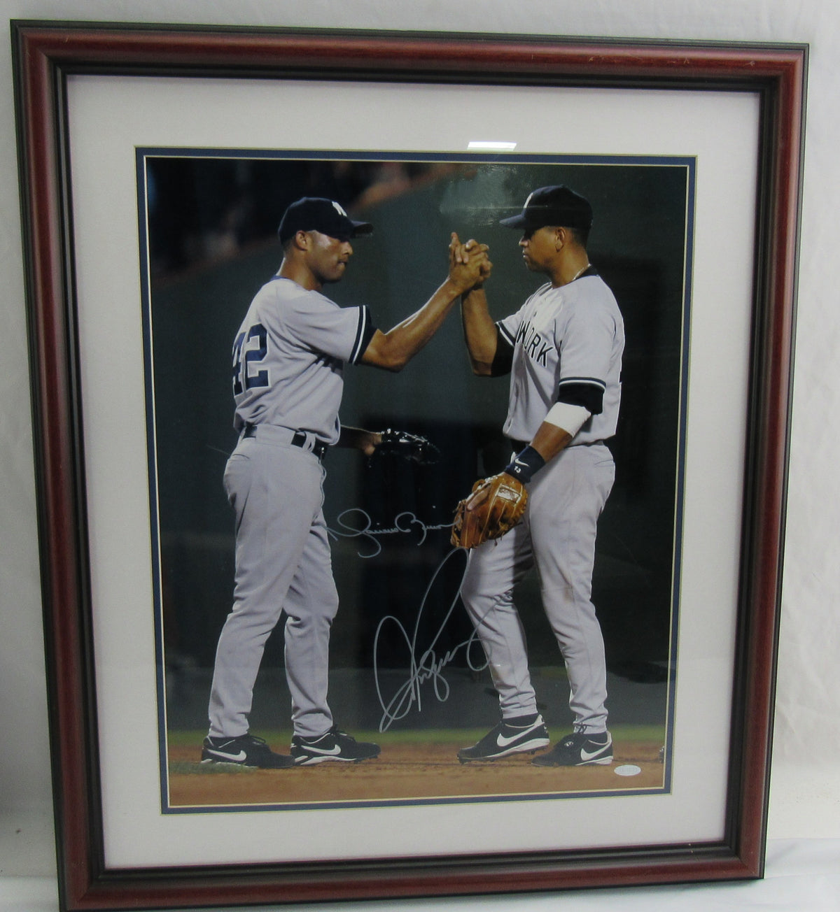 Mariano Rivera Alex Rodriguez Signed Auto 16x20 Photo Framed Steiner COA