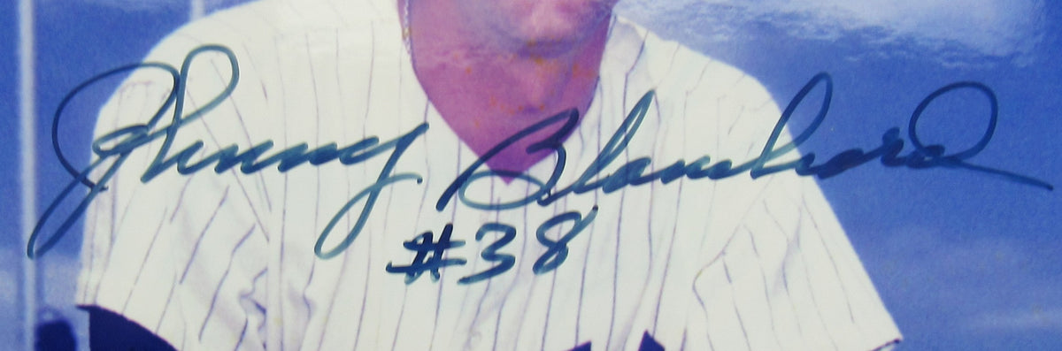 Johnny Blanchard Signed Auto 8x10 Photo JSA H25414