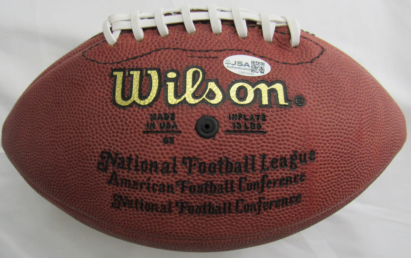Emmitt Smith Signed Auto Wilson Football JSA CM07440
