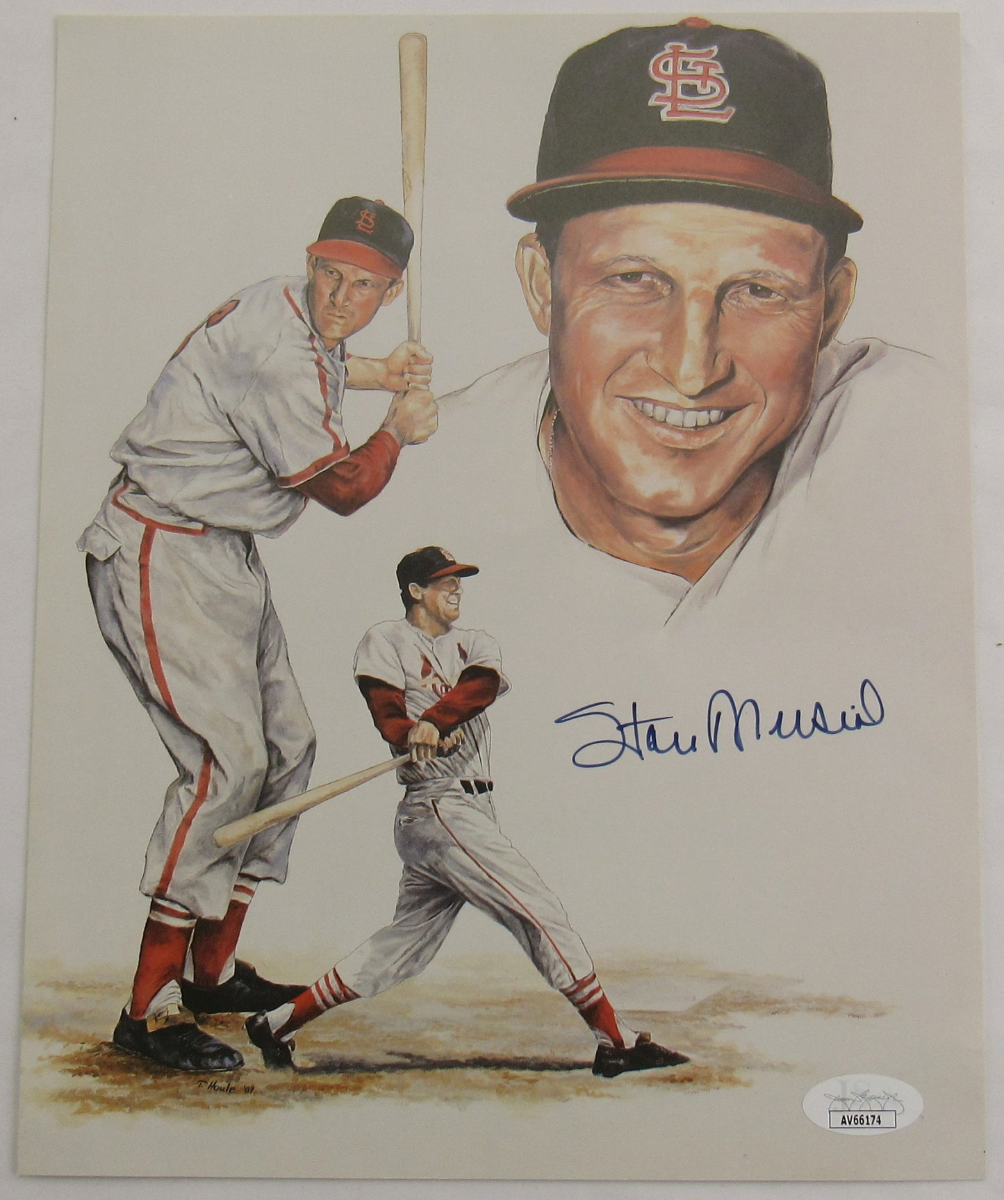 Stan Musial Signed Auto Autograph 8x10 Photo JSA AV66174