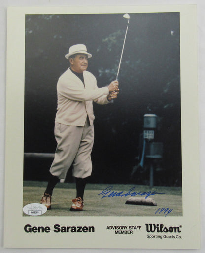 Gene Sarazen Signed Auto Autograph 8x10 Photo JSA AV66169