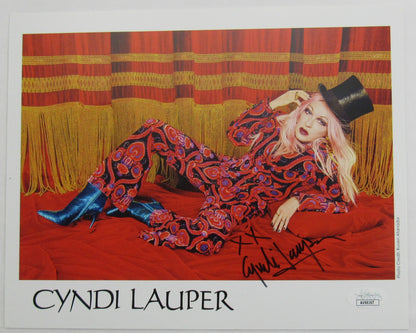 Cyndi Lauper Signed Auto Autograph 8x10 Photo JSA AV66167