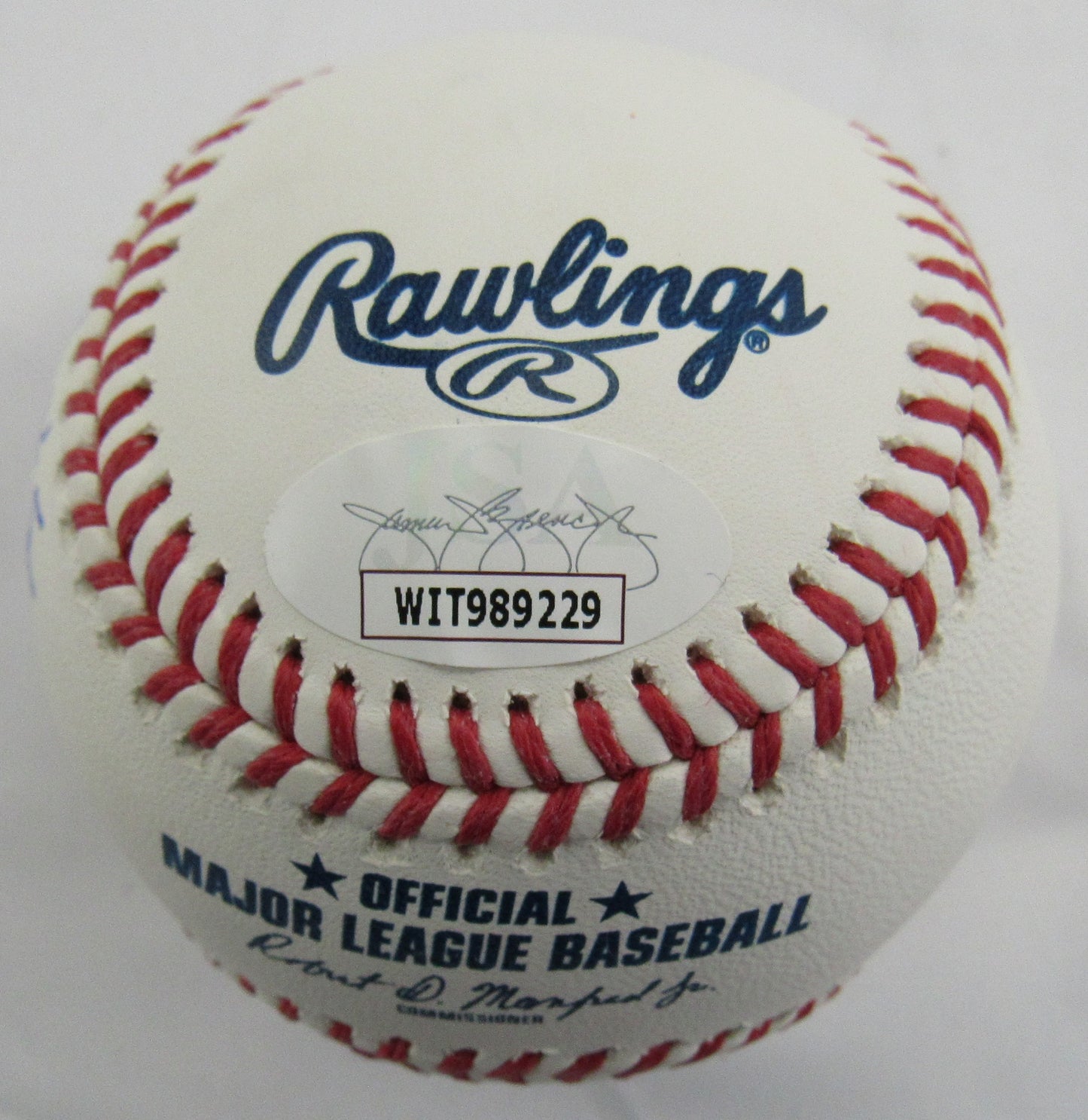 David Cone Signed 5x Stat Ball Auto Rawlings Baseball JSA WIT989229