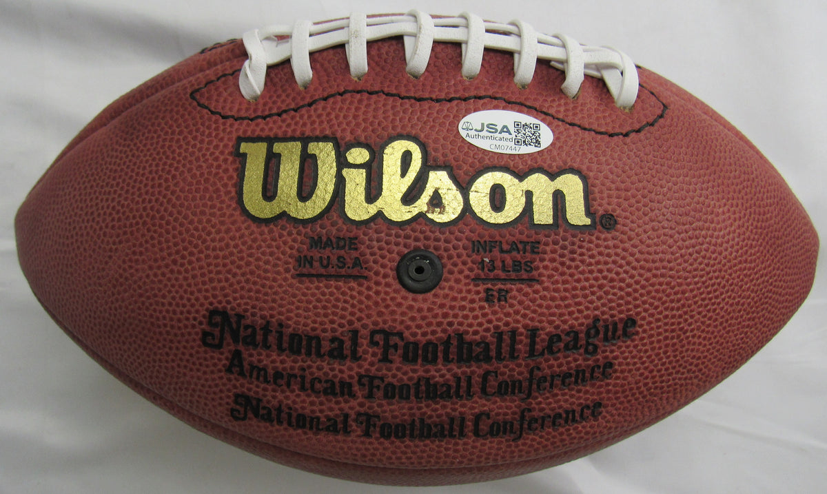 Ricky Williams Signed Auto Wilson Football JSA CM07447
