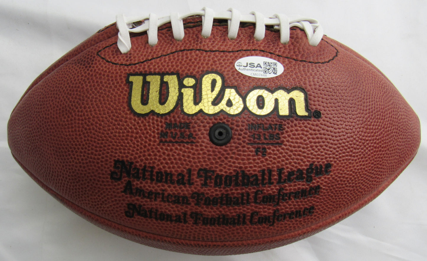 Gale Sayers Signed Auto Wilson Football JSA CM07448
