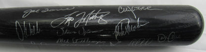 1998 World Series Yankees Derek Jeter Multi Signed Rawlings Baseball Bat JSA LOA ZZ85326 - 25 Signatures