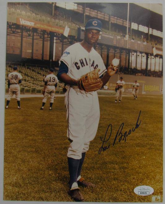 Lou Brock Signed Auto Autograph 8x10 Photo JSA AV66151