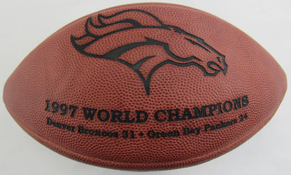 John Elway Signed Auto Autograph Wilson 1997 World Champs NFL Football JSA AV66145