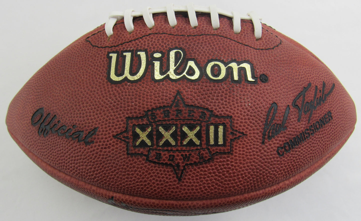 John Elway Signed Auto Autograph Wilson 1997 World Champs NFL Football JSA AV66145