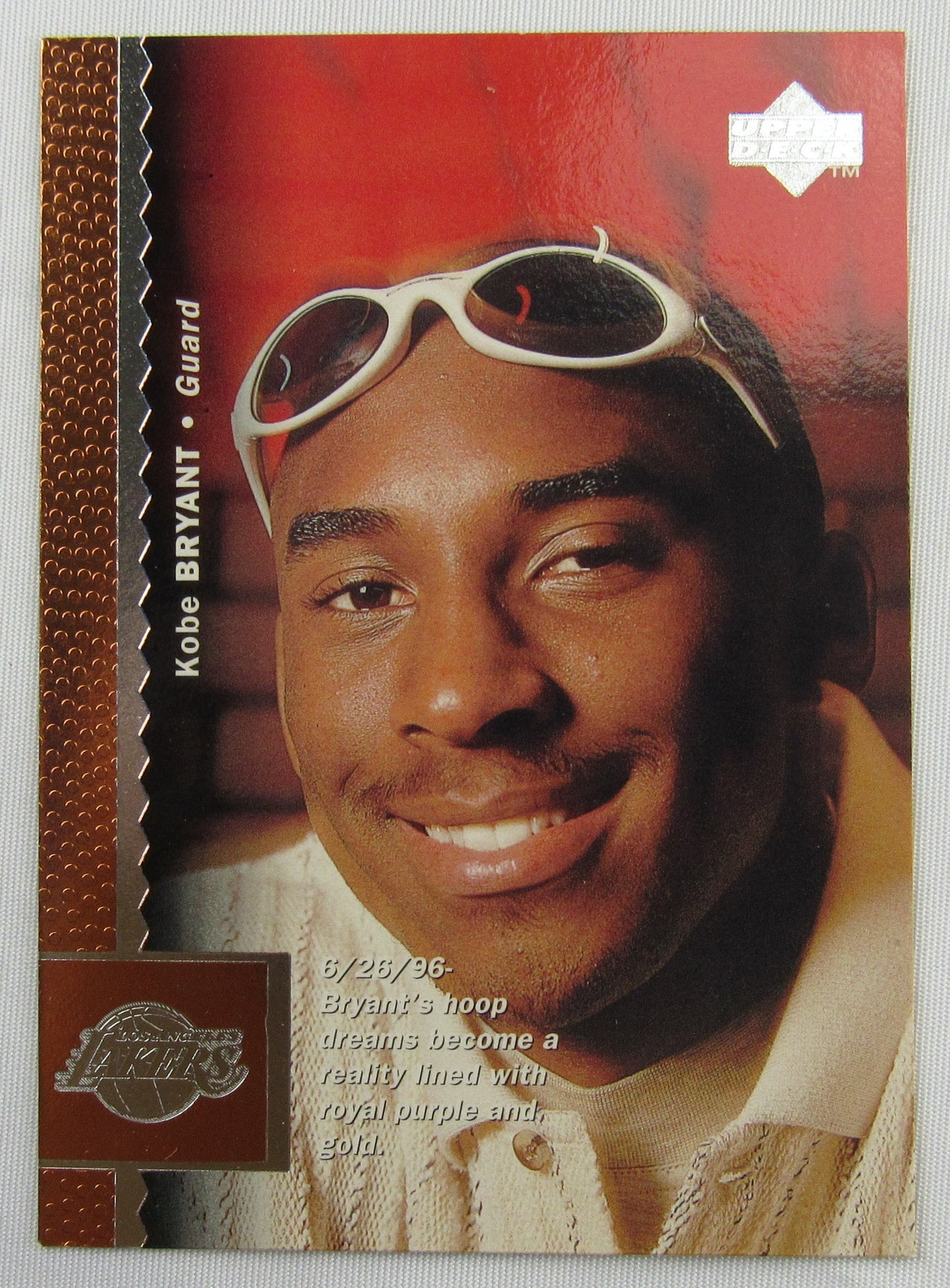 1996-97 Upper Deck Kobe Bryant Rookie Card